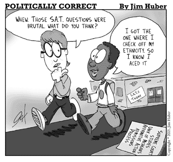 "Politically Correct" Cartoons - March 30, 2003 - on Affirmative Action